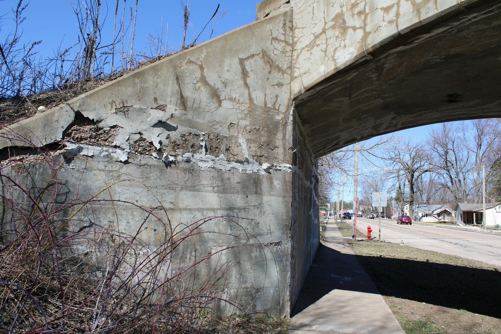 North abutment